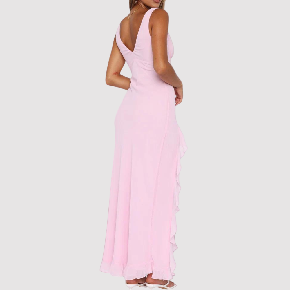 Women's Deep V Neck Dress