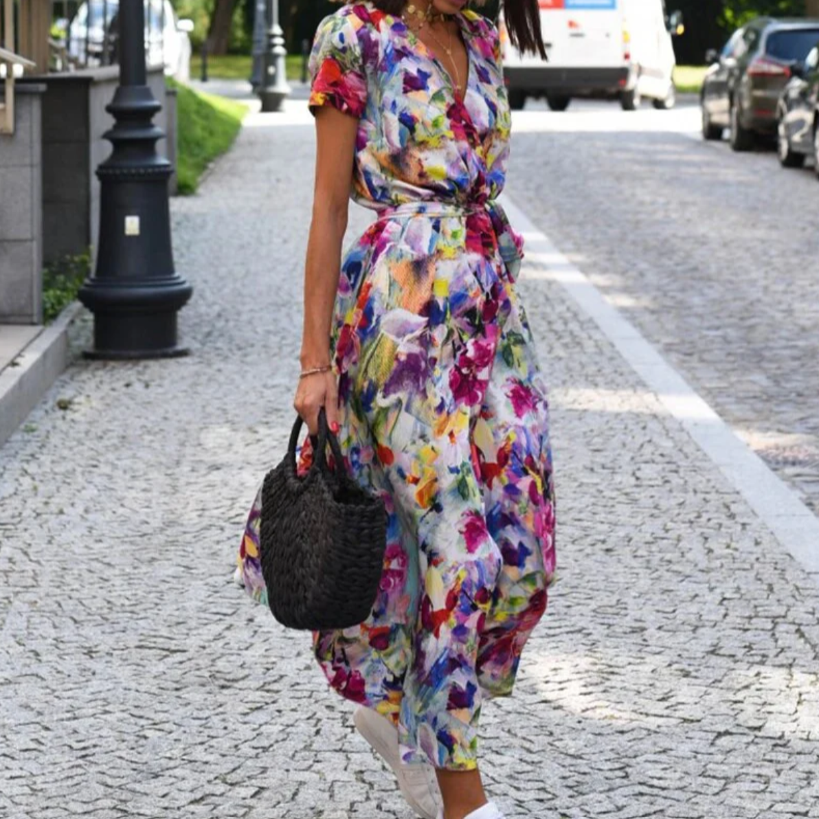 Women’s Printed Cotton Summer Dress