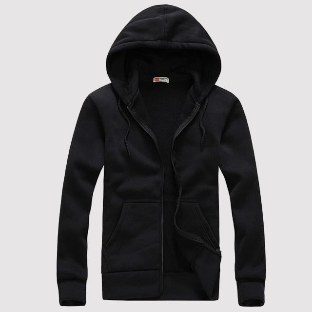 Men's Pullover Hoodie – Midweight Layer for Autumn, Relaxed Fit